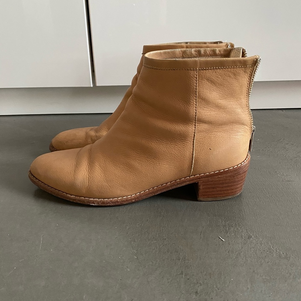 Loeffler Randall ZIP Up Ankle Bootie Size 8